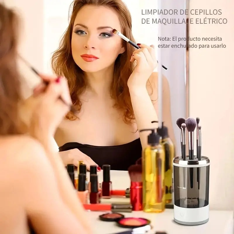 BrushMatic - Limpiador de brochas maquillaje